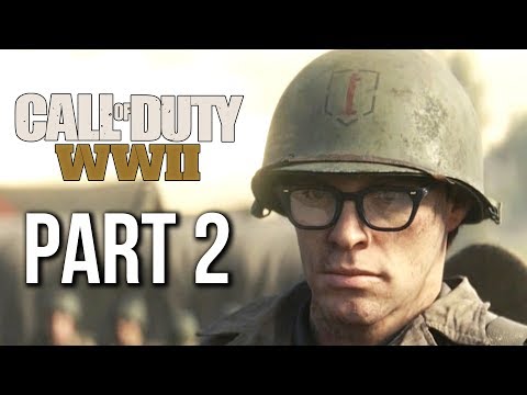 Call of Duty WW2 Gameplay Walkthrough Part 2 - OPERATION COMBRA (no commentary) CAMPAIGN