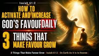 How To Activate And Increase God’s Favour Daily|  3 Things That Grow God’S Favour|