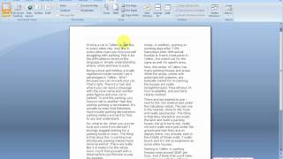 How to enable the ruler | Word 2007
