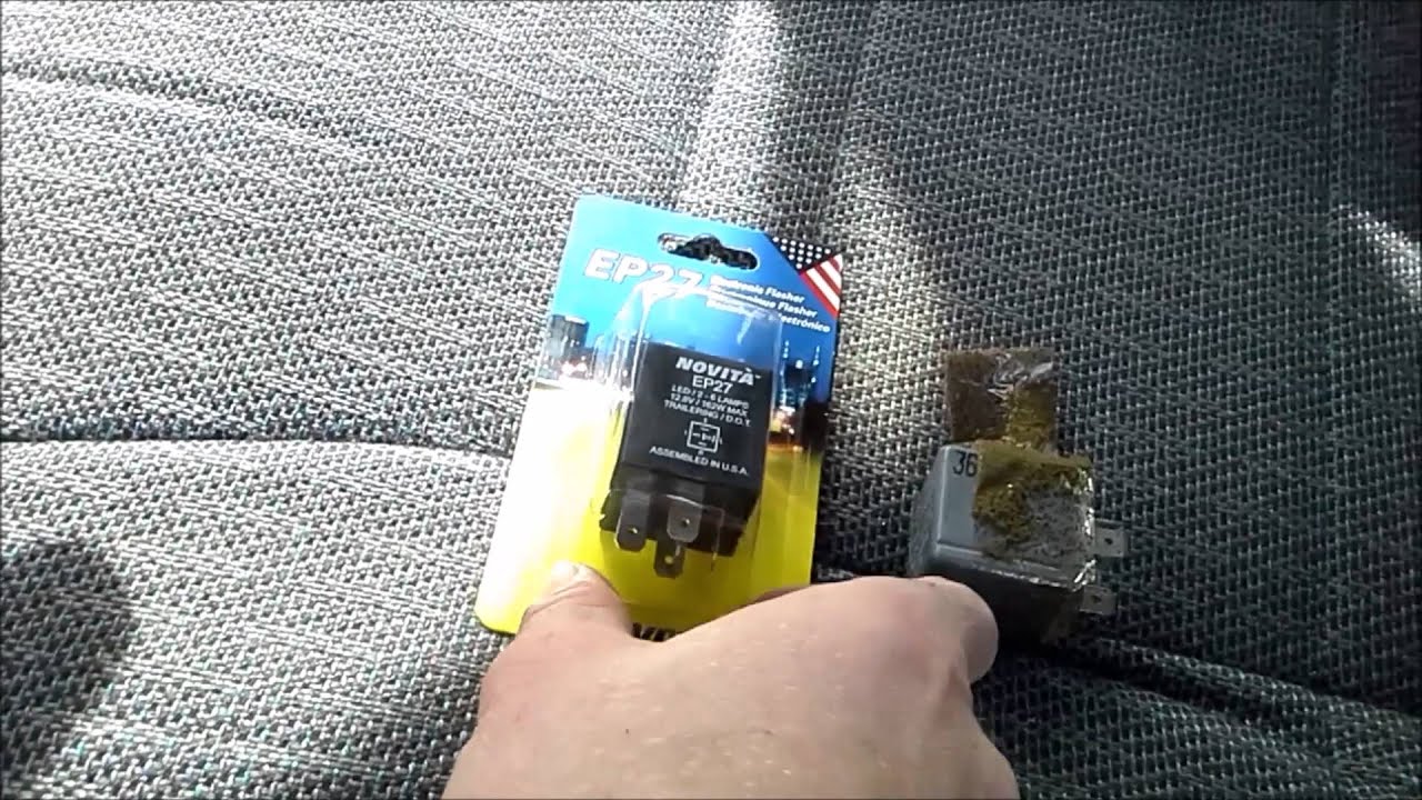 Jeep Cherokee XJ Turn Signal Flasher Relay Replacement - YouTube