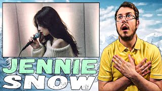 JENNIE - 눈 (Snow) / Snowman Cover reaction