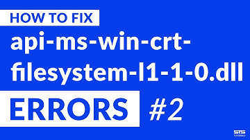api-ms-win-crt-filesystem-l1-1-0.dll Missing Error on Windows | 2020 | Fix #2