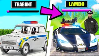 Vylepšil jsem “TRABANT“ na POLICEJNÍ LAMBO ! (GTA 5)