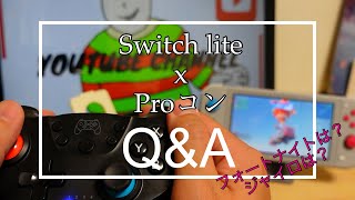 Nintendo Switch lite　スイッチライトと外部ワイヤレスコントローラー　（プロコン）についての質問回答。フォートナイトはできるのか！？