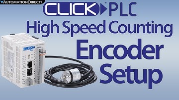 CLICK PLC High Speed Counter (HSC) Encoder Setup from AutomationDirect