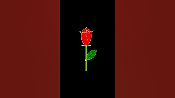 Rose Flower in Python 🌹 Turtle Graphics Design #shorts 🥰😍 #reels #coding #python