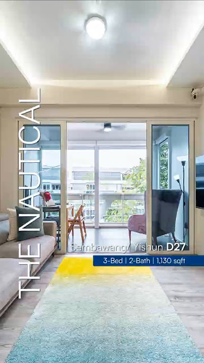 The Nautical – 3-Bedroom with 1,130sqft in District 27