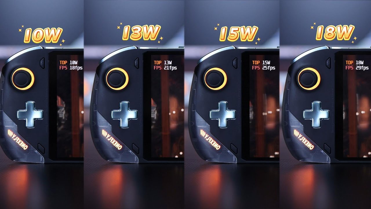 ONEXFLY F1 Pro: 3DMark Benchmark Test 10W-30W - YouTube