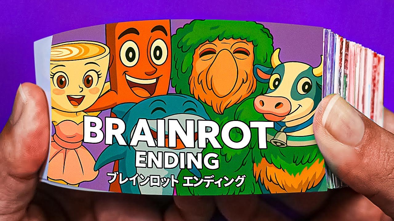 BRAINROT: ANIME ENDING — Flipbook Style | Music Video