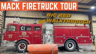Here's A COMPLETE Tour Of My 1977 Mack CF600 FIRETRUCK