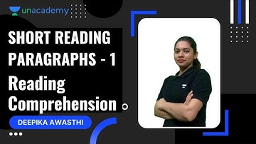 Short Reading paragraphs -1 | Reading Comprehension | Deepika Awasthi