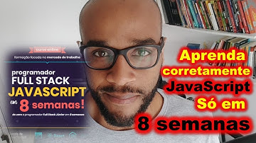Programador Full Stack JavaScript em 8 semanas 🔴 Como aprender  programar em pouco tempo DEPOIMENTO