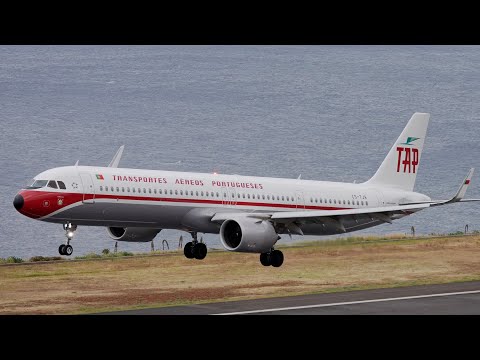 Evening Plane Spotting at Madeira Funchal Airport - May 2022