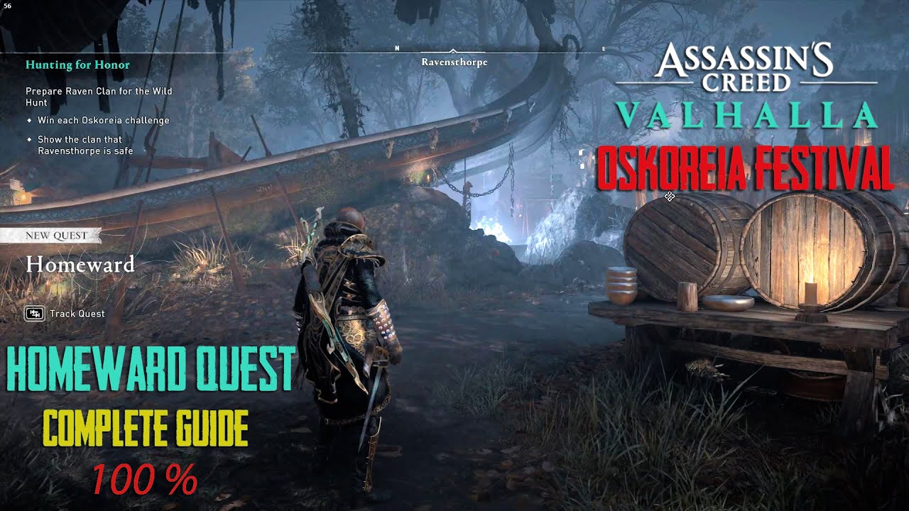 How to complete Homeward Quest - In Assassin's Creed Valhalla Oskoreia ...