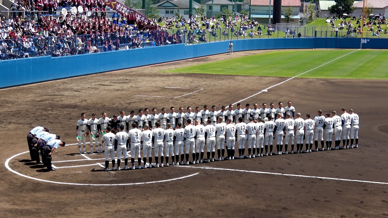 千葉県高校野球2025春大会 習志野高校vs市立船橋 選手集合と場内
