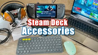 TOP 5 Steam Deck Accessories (Docks, protective case, headphones, power bricks, SD cards, etc)