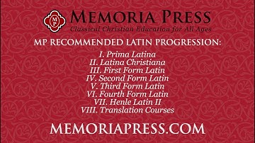 Memoria Press Suggested Latin Progression