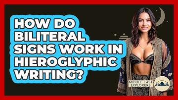 How Do Biliteral Signs Work In Hieroglyphic Writing? - Middle East Explorers