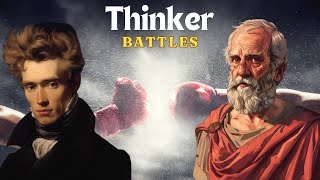 Thinker Battle: Kierkegaard vs Aristotle