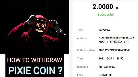 HOW TO WITHDRAW PIXIE COIN ? || #pixie #Crypto