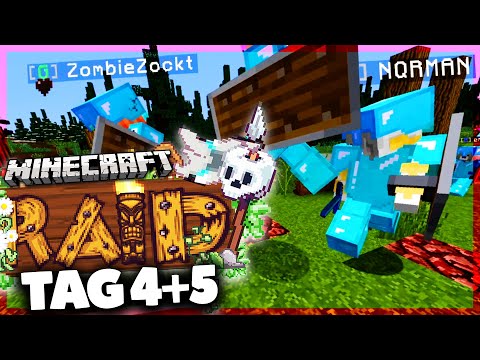 FIGHT vor unserer STADT! | Minecraft RAID - Tag 4 und 5