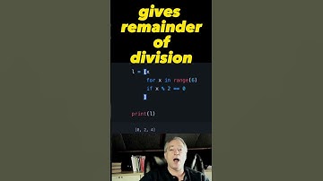 % (modulus) operator in Python 🐍 #shorts