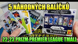 5 NÁHODNÝCH FOTBALOVÝCH BALÍČKŮ a 22-23 Panini PRIZM Asia Tmall! Fotbalové kartičky! Unboxing!