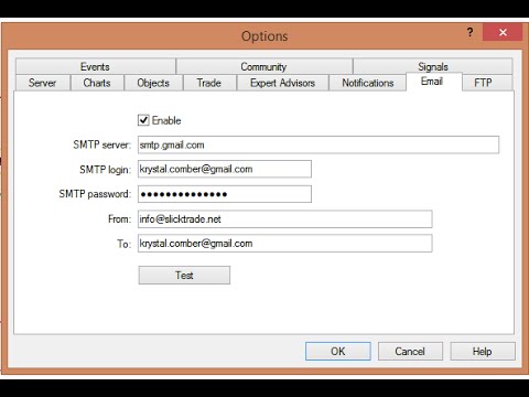 How To Setup Mt4 Metatrader4 Notification Email Alert To Text Sms