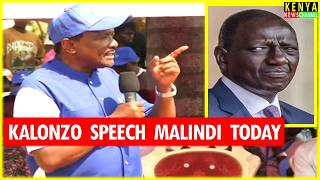 Gloves Off As Kalonzo Sends A Terrifying Message To Ruto In His Speech Today At Malindi