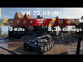 VK 72.01 (K) - (8,3k-Damage 9-Kills) Siegfried line (Линия Зигфрида)