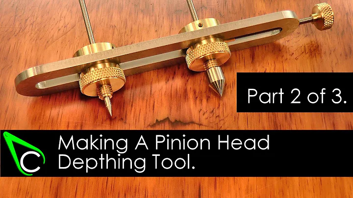 Home Machine Shop Tool Making - Machining A Pinion Head Depthing Tool - Part 2