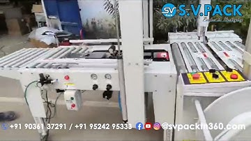 Fully Auto Strapping with Carton Tapping Machine ( Carton Tapping & Strapping Line )