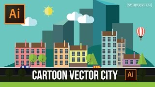 cartoon vector illustration illustrator adobe animation cartoons night tutorial creating vectors