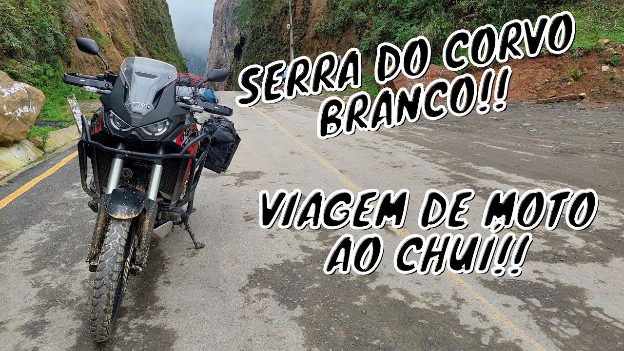 De São Paulo ao Chuí de moto - Serra do Corvo Branco!