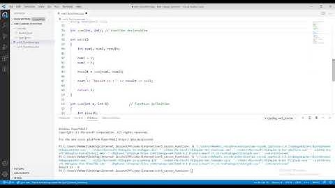 Nesneye Yönelik Programlama - CPP/C++ - Ders 19 - C++ Fonksiyonlar ve Kullanımları
