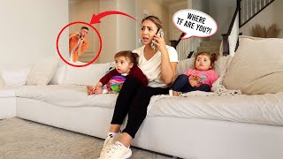 LEAVING TWO TODDLERS HOME ALONE PRANK!!!**SHE FREAKS OUT**