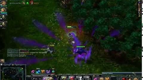 HoN - Demented Shaman Quad kill 1v4