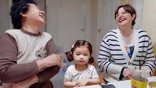 SUB) What happens when a German Grandma goes to a Korean Grandma's house | Korean food