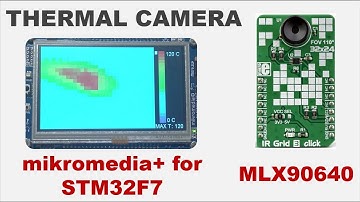 MLX90640 Thermal Camera Demo with STM32F7