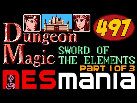 497/714 Dungeon Magic: Sword of the Elements (Part 1/3) - NESMania