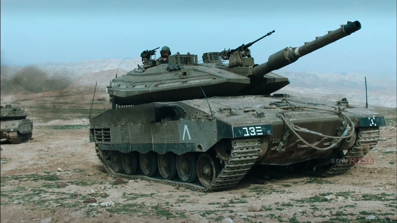 Israeli Merkava tank destroyed in Hamas surprise attack