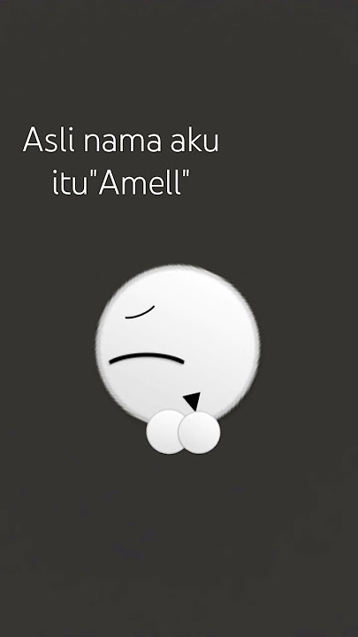 Nama asli ku itu amell bukan zahra maaf ya(◞‸◟ㆀ)