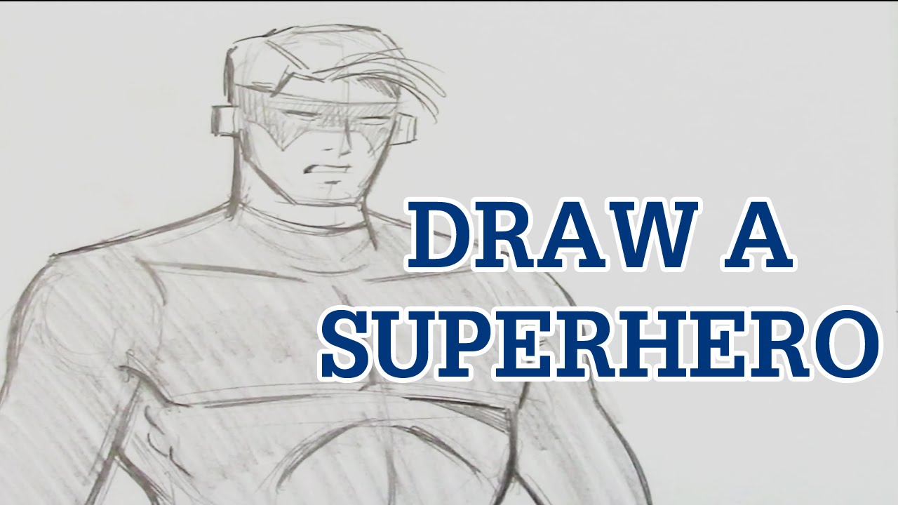 How to Draw a Classic Superhero