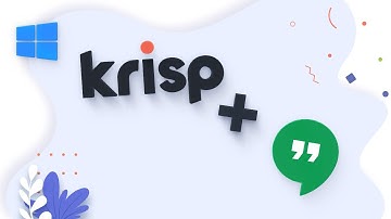How to setup Hangouts with Krisp noise cancelling app (Windows)