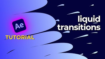 Create Smooth Liquid Transitions in After Effects | Animation Tutorial | No Plugins Needed.