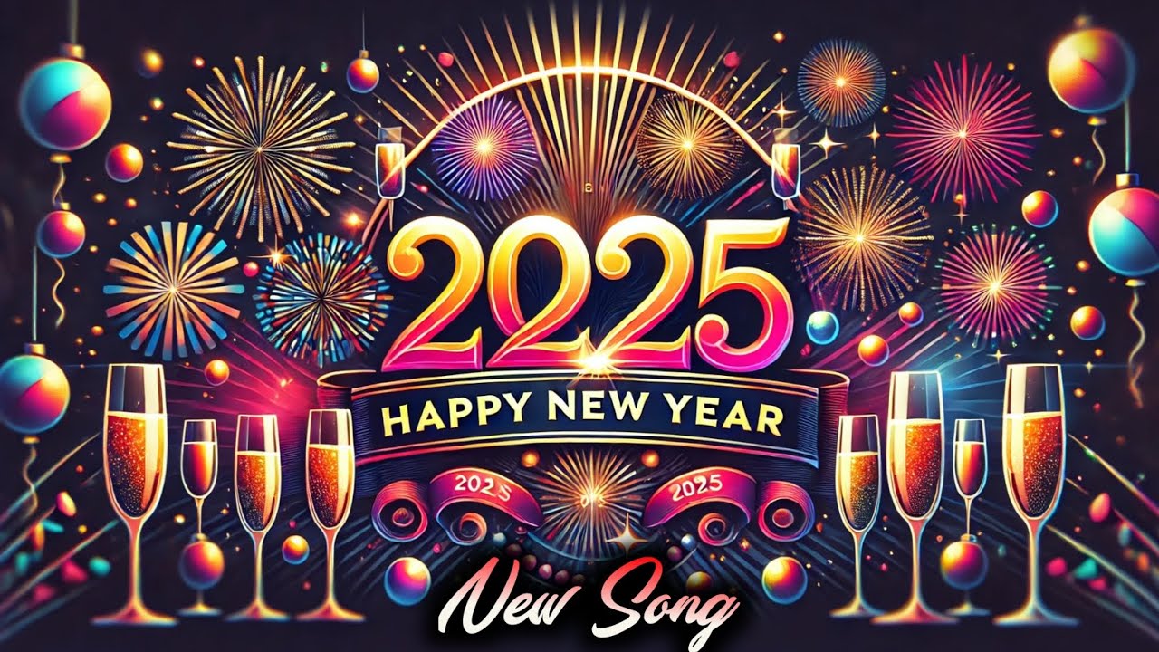 Happy new year new song 2025 New Year 🌟 New Vibes! 🌟 Celebrating 2025 ...