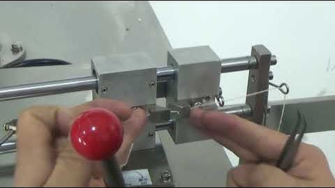 Tea bag packing machine outer thread connecting