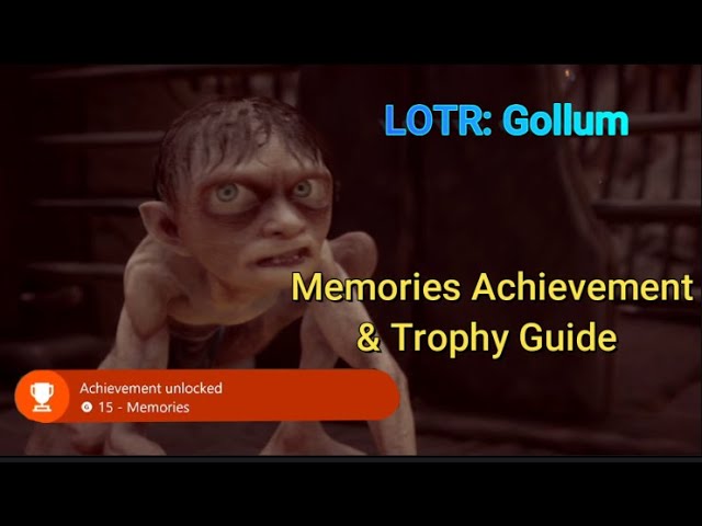 Lord of the Rings Gollum  All Vantage Points - Scout Trophy Guide 
