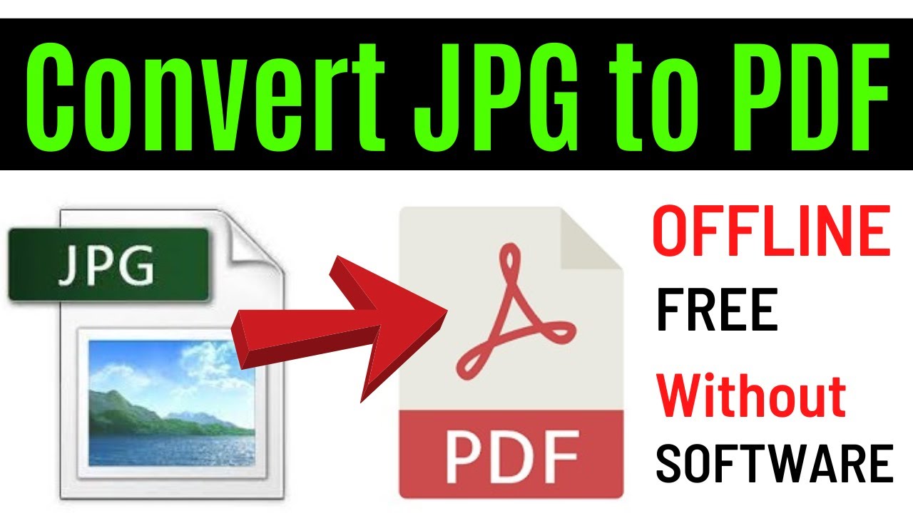 Pdf offline. Pdf to jpg. Convert from jpeg to pdf.