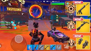Samsung S23 Ultra 60 FPS Fortnite Mobile Gameplay *34 elimination, All Medallion And Mythic Weapon!*